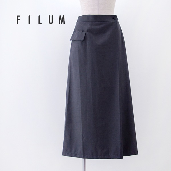 FILUM フィルム レディース ロクヨンスカート［2503106］【2025FW】