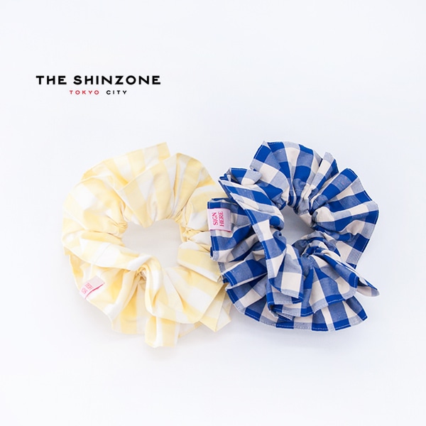THE SHINZONE シンゾーン レディース ギンガムチェック スクランチー［26SMSIT01］【2026SS】