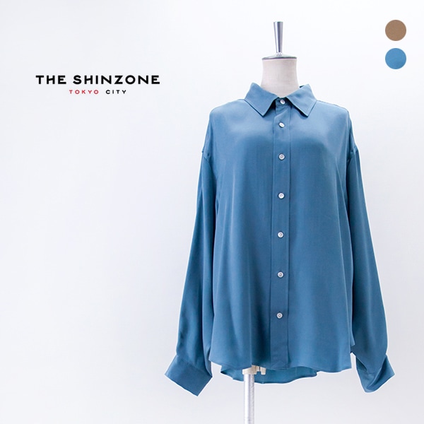 THE SHINZONE シンゾーン レディース シルキー キュプラシャツ［26SMSBL13］【2026SS】
