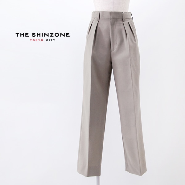 THE SHINZONE シンゾーン レディース ツータックトラウザー［26SMSPA02］【2026SS】