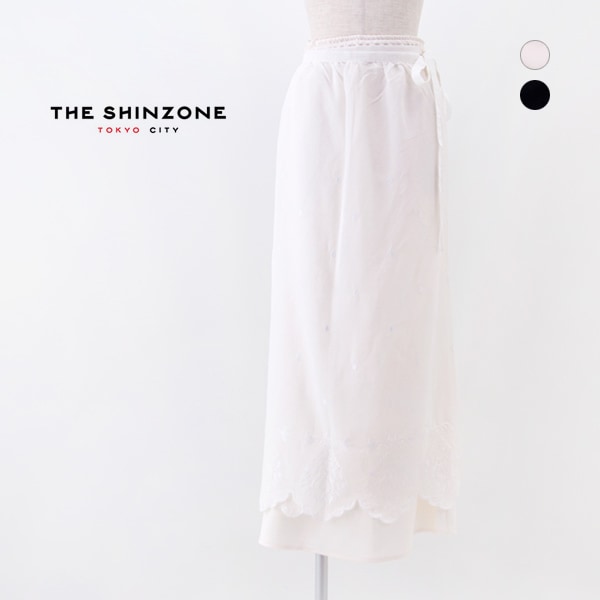 THE SHINZONE シンゾーン レディース レース エプロンスカート［26SMSSK03］【2026SS】