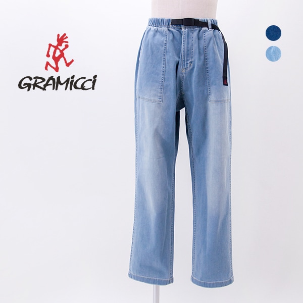 Gramicci グラミチ ユニセックス ストレッチデニム ルーズテーパード リッジパンツ［GUP6-SJP009］【2026SS】