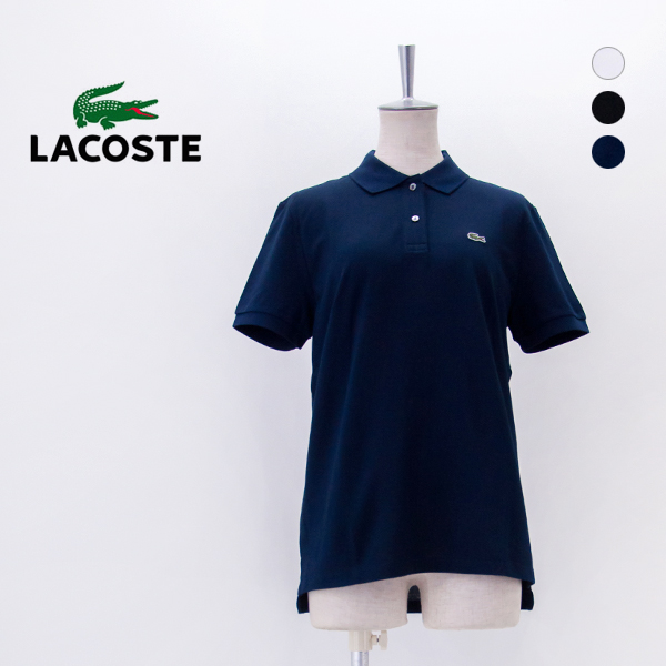 LACOSTE ラコステ レディース コットン100% ピケ ポロシャツ［PF7839J-99］【2026SS】