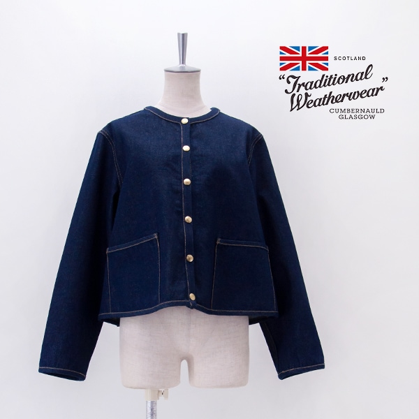 Traditional Weatherwear トラディショナルウェザーウェア レディース アークリー Aライン デニム［L261CIFCO0506EM］【2026SS】
