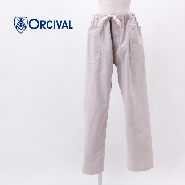 ORCIVAL オーシバル メンズ コットンカツラギ イージーパンツ［RC-2423MRT］【2026SS】