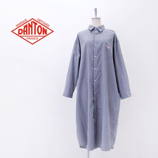 DANTON ダントン レディース ポリオックスフォード シャツワンピース［DT-G0106POD］【2026SS】