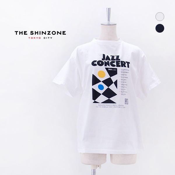 THE SHINZONE シンゾーン レディース ジャズコンサートTシャツ［26SMSCU09］【2026SS】