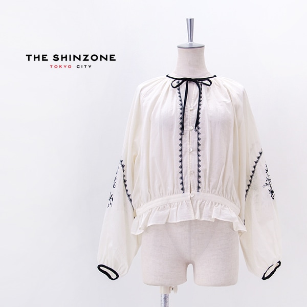 THE SHINZONE シンゾーン レディース 刺繍ブラウス［26SMSBL09］【2026SS】