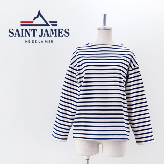 SAINT JAMES セントジェームス レディース 長袖ドロップショルダー［20JC OUESS.LOOSE］【BASIC】
