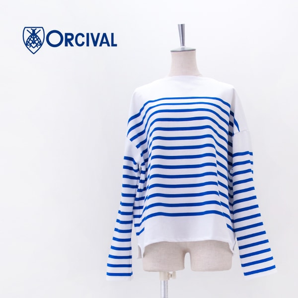ORCIVAL オーシバル レディース ラッセル ボートネック ワイドセーラーTシャツ［6929］【2026SS】