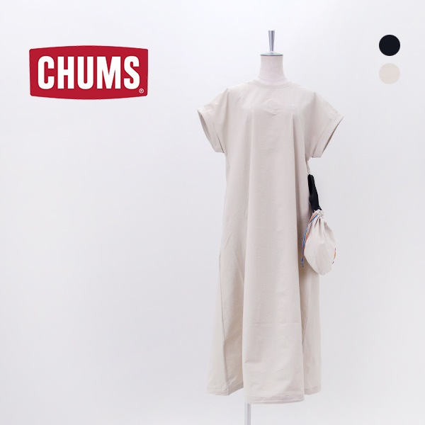 CHUMS チャムス レディース シアチャッカーストレッチワンピース［CH18-1371］【2026SS】