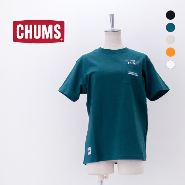 CHUMS チャムス レディース アイムアブービーバードポケットTシャツ［CH11-2750］【2026SS】