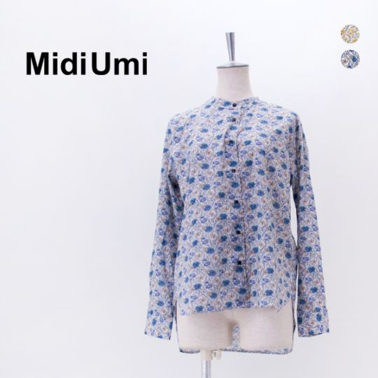 Midi Umi ミディウミ レディース リバティプリントシャツ［1-730163］【2026SS】