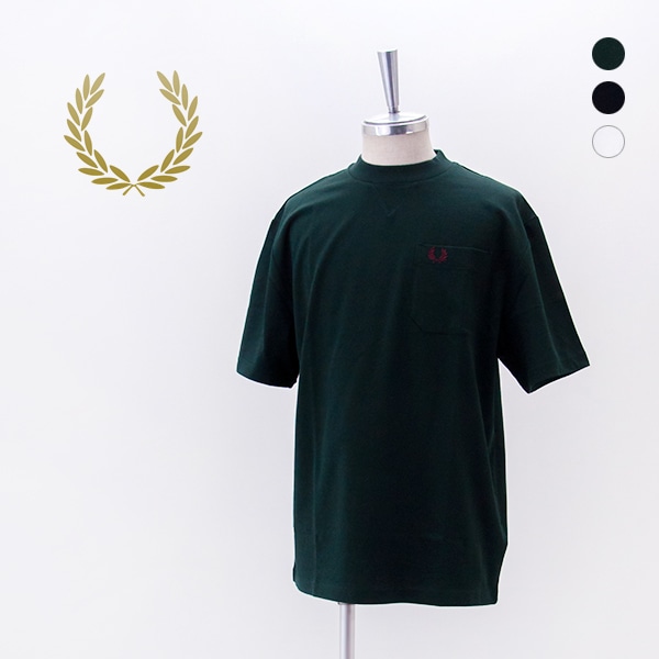 FRED PERRY フレッドペリー メンズ ポケットディテール Tシャツ［M2408］【2026SS】