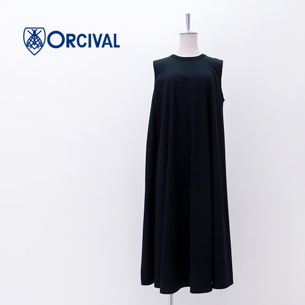 ORCIVAL オーシバル レディース スリーブレス Aラインワンピース［OR-C0534OEJ］【2026SS】