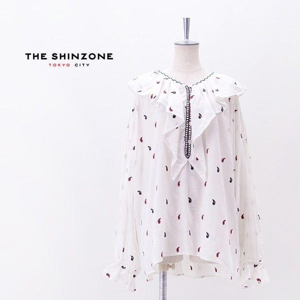 THE SHINZONE シンゾーン レディース ペイズリー エンブロイダードブラウス［26MMSBL04］【2026SS】