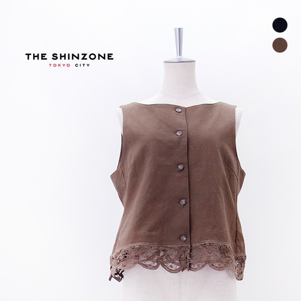 THE SHINZONE シンゾーン レディース バテンレースジレ［26MMSBL03］【2026SS】