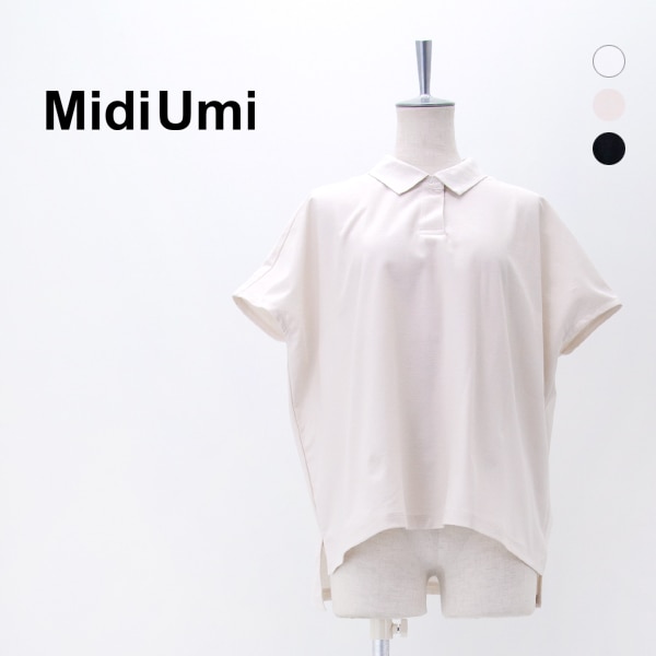 Midi Umi ミディウミ レディース ポロノースリーブプルオーバー［1-71983261］【2026SS】