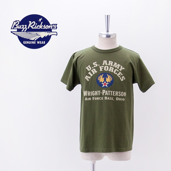 BUZZ RICKSON'S バズリクソンズ メンズ 半袖Tシャツ U.S. ARMY AIR FORCES［BR79701］【2026SS】