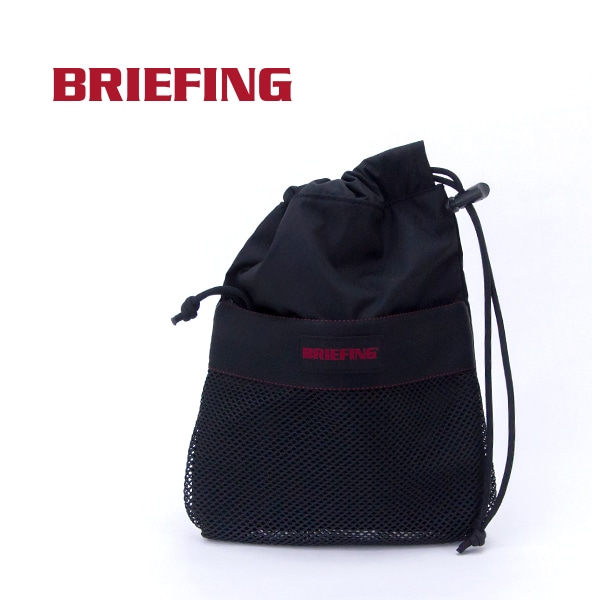 BRIEFING ブリーフィング MESH DRAWSTRING POUCH S［BRA261G19］【2026SS】