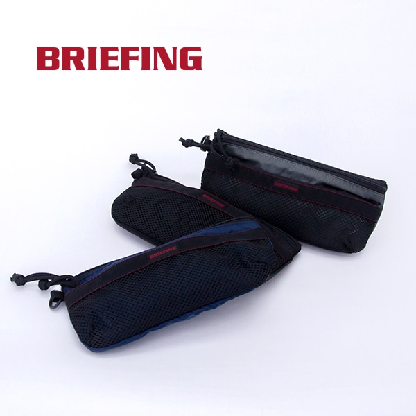 BRIEFING ブリーフィング MESH FLAT POUCH S LONG［BRA261G18］【2026SS】