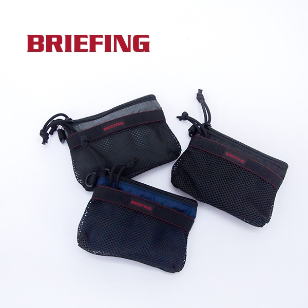 BRIEFING ブリーフィング MESH FLAT POUCH S［BRA261G17］【2026SS】