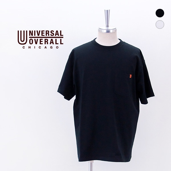 UNIVERSAL OVERALL ユニバーサルオーバーオール メンズ ポケットTシャツ［U2613219G］【2026SS】