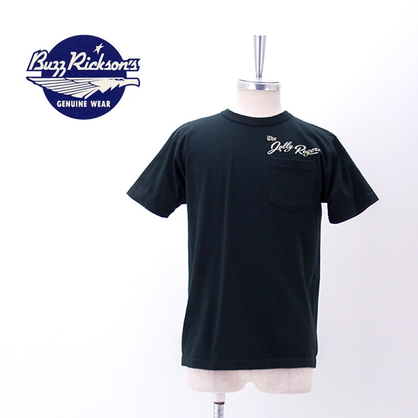 BUZZ RICKSON'S バズリクソンズ メンズ 半袖ポケットTシャツ JOLLY ROGERS［BR79711］【2026SS】