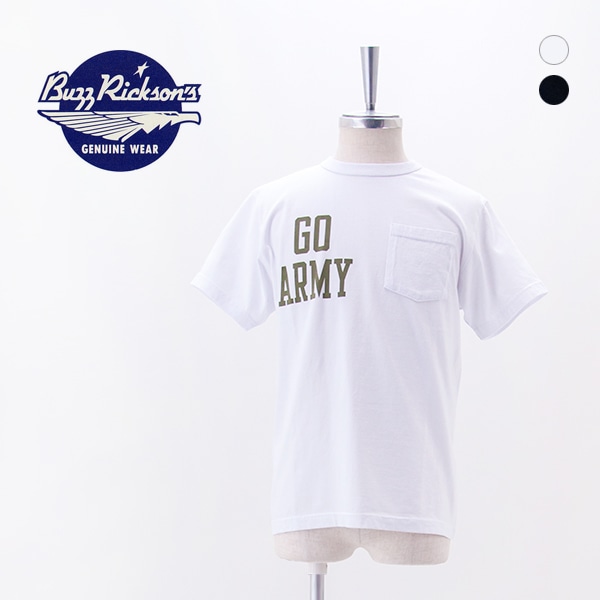 BUZZ RICKSON'S バズリクソンズ メンズ 半袖ポケットTシャツ GO ARMY［BR79710］【2026SS】