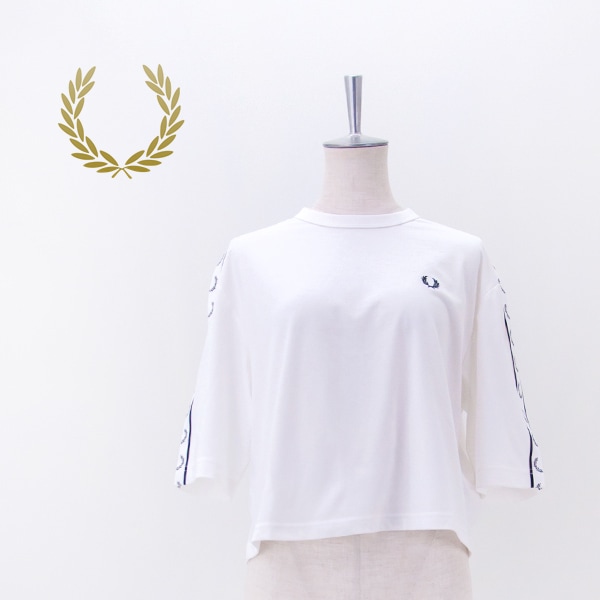 FRED PERRY フレッドペリー レディース テープTシャツ［G2160］【2026SS】