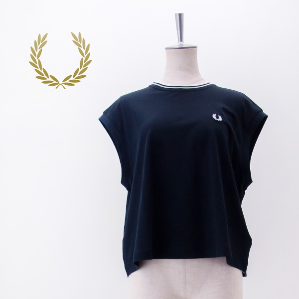 FRED PERRY フレッドペリー レディース シアー ティップド ピケTシャツ［G2175］【2026SS】