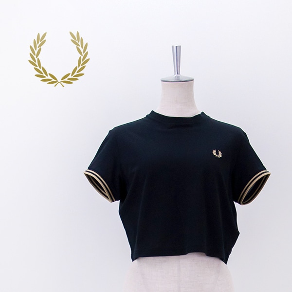 FRED PERRY フレッドペリー レディース ティップド ピケTシャツ［G2171］【2026SS】