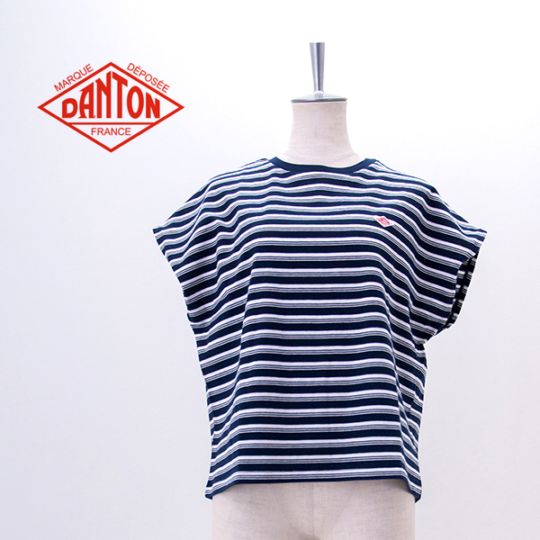 DANTON ダントン レディース ドルマンスリーブ ボーダーTシャツ［DT-C0403CJJ］【2026SS】