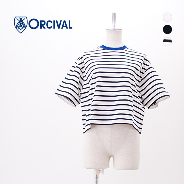 ORCIVAL オーシバル レディース マーセライズ クルーネック 半袖プルオーバー［OR-C0518MSD］【2026SS】
