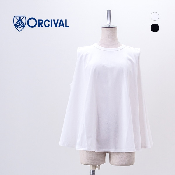 【SALE 20%OFF】ORCIVAL オーシバル レディース ノースリーブカットソー［OR-C0533OEJ］【2026SS】【返品交換不可】