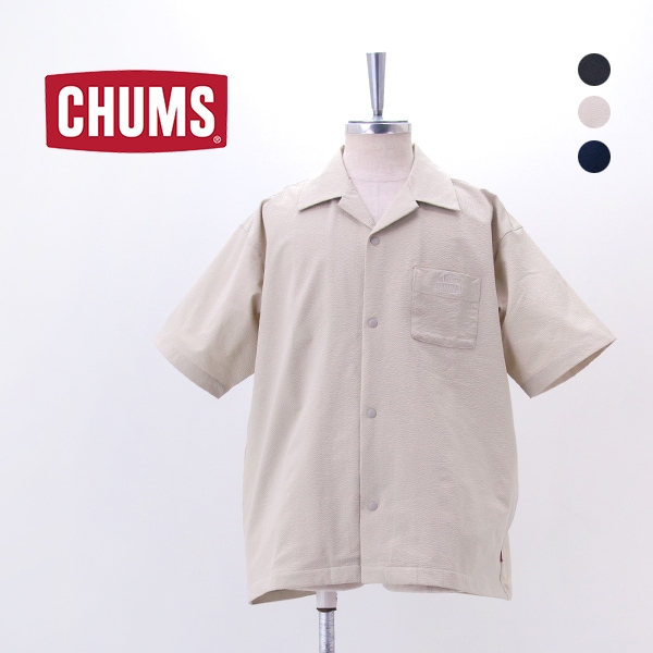 CHUMS チャムス メンズ シアチャッカーストレッチシャツ［CH02-1261］【2026SS】