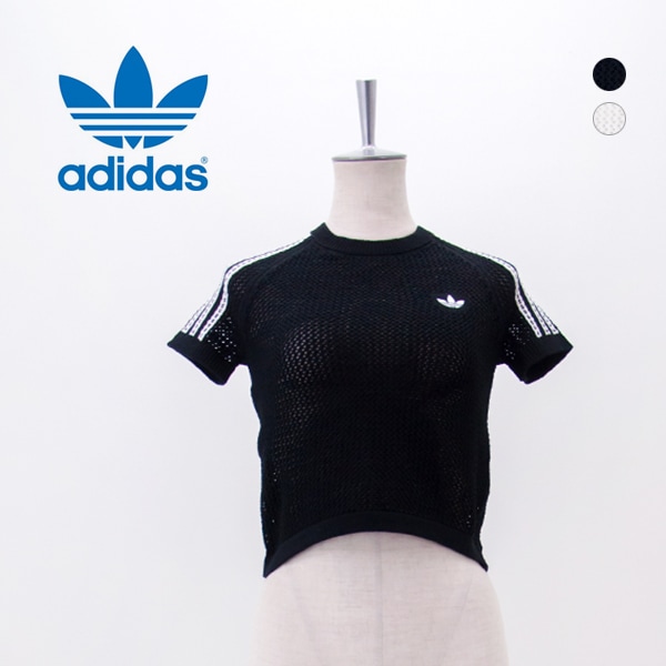 adidas アディダス レディース ニット クロシェ カリ ティー［KC6481/KE0200］【2026SS】