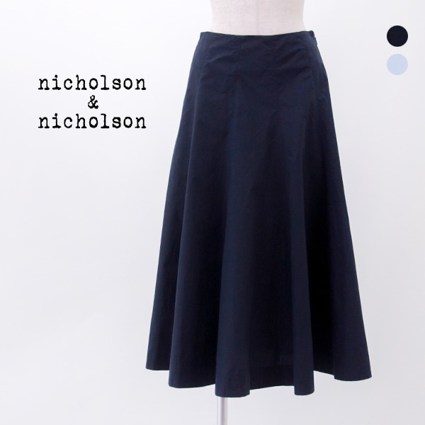 【SALE 50%OFF】nicholson&nicholson ニコルソン&ニコルソン レディース フレアスカート［TANGLE-W］【2026SS】【返品交換不可】