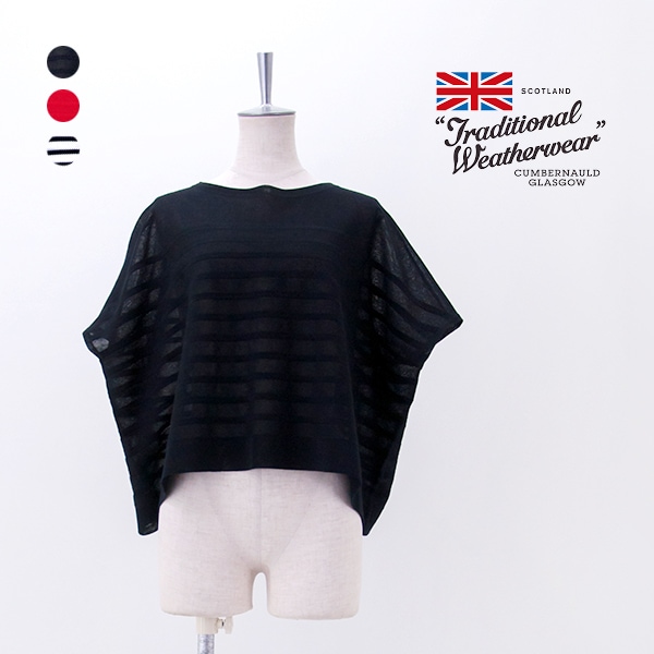 【SALE 30%OFF】Traditional Weatherwear トラディショナルウェザーウェア レディース リン ニット スリーブレス シアー［L261THKPO0368SE］【2026SS】【返品交換不可】