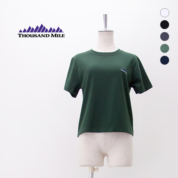 THOUSAND MILE サウザウンドマイル レディース ショートスリーブコンパクトTシャツ［TM261TC00162］【2026SS】