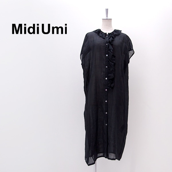 Midi Umi ミディウミ レディース ラミーラッフルワンピース［2-750180］【2026SS】