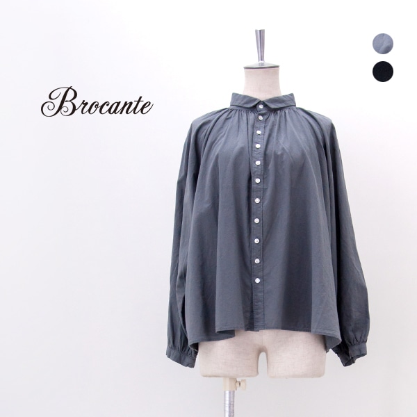 Brocante ブロカント レディース 60sローン グランロンシャツ［36-0341X］【2026SS】