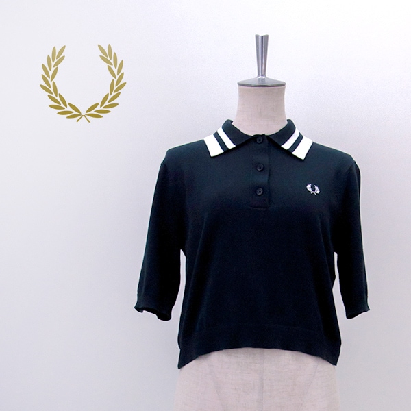 FRED PERRY フレッドペリー レディース ボールドティップ ニットシャツ［K2133］【2026SS】