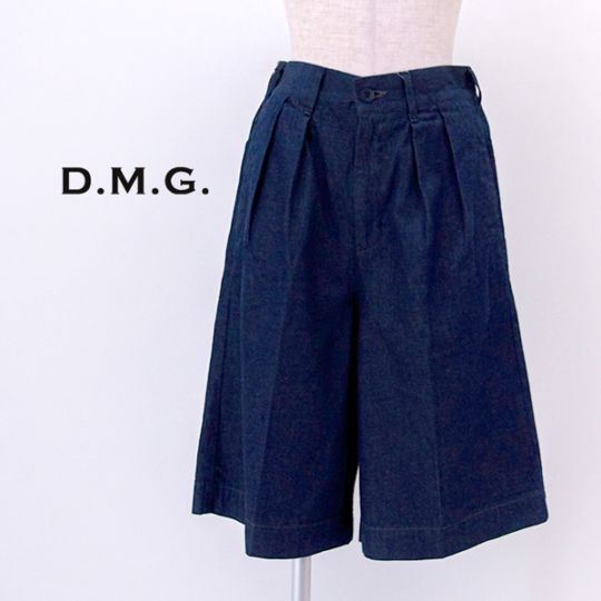 DMG ドミンゴ レディース デニム トラウザーショートパンツ［15-0406D］【2026SS】