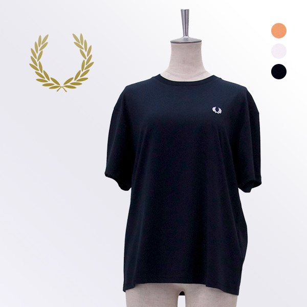 FRED PERRY フレッドペリー レディース クルーネックTシャツ［G1142］【2026SS】