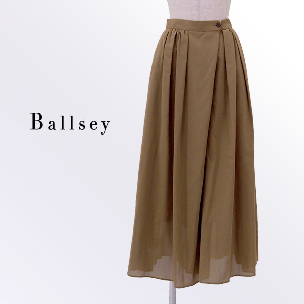 Ballsey ボールジィー レディース クリスピーシアーボイル フレアキュロットパンツ［11-04-62-04303］【2026SS】