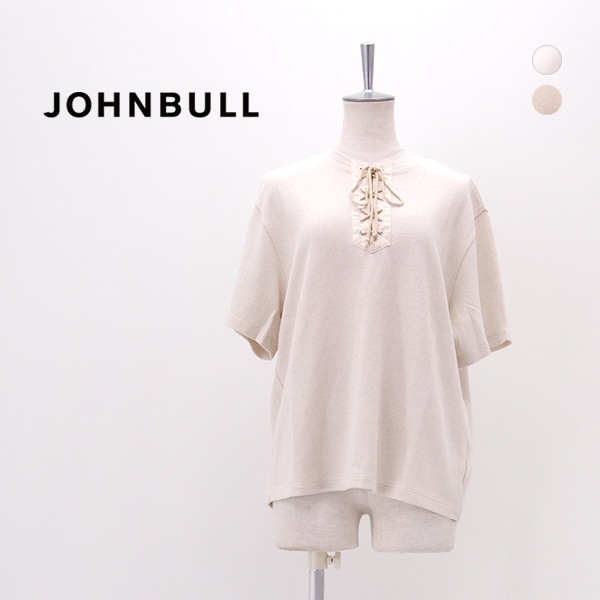 Johnbull ジョンブル レディース ブークレ天竺レースアッププルオーバー［JL262C20］【2026SS】