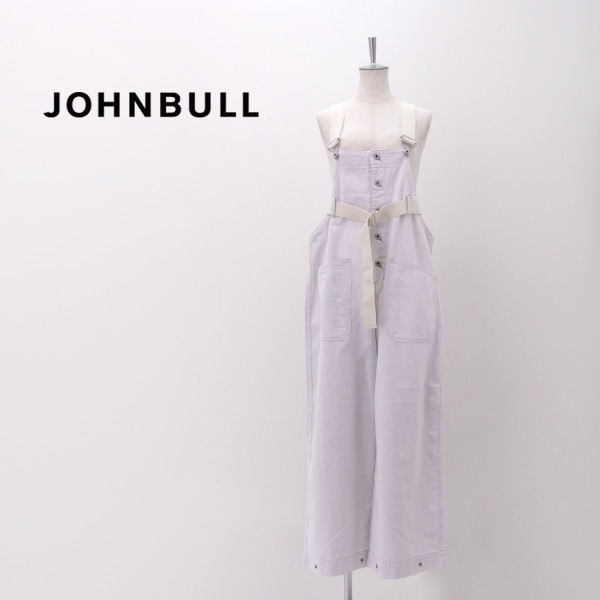 Johnbull ジョンブル レディース ベルテッドデッキオーバーオール［JL262P15］【2026SS】