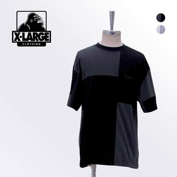 【SALE 30%OFF】XLARGE エクストララージ メンズ パッチワークＴシャツ［101262011004］【2026SS】【返品交換不可】