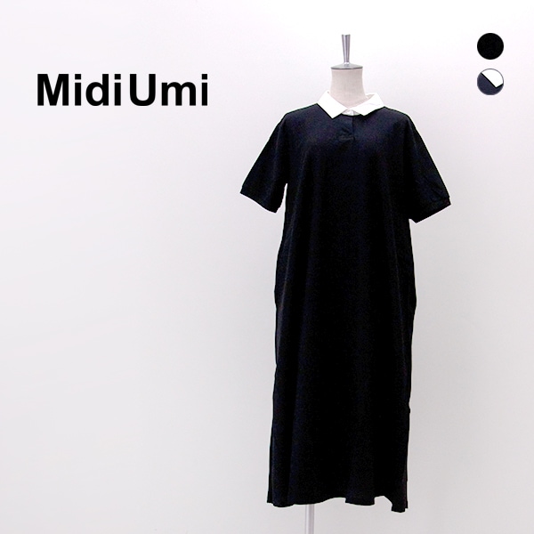 Midi Umi ミディウミ レディース ポロフレアワンピース［1-75983361］【2026SS】